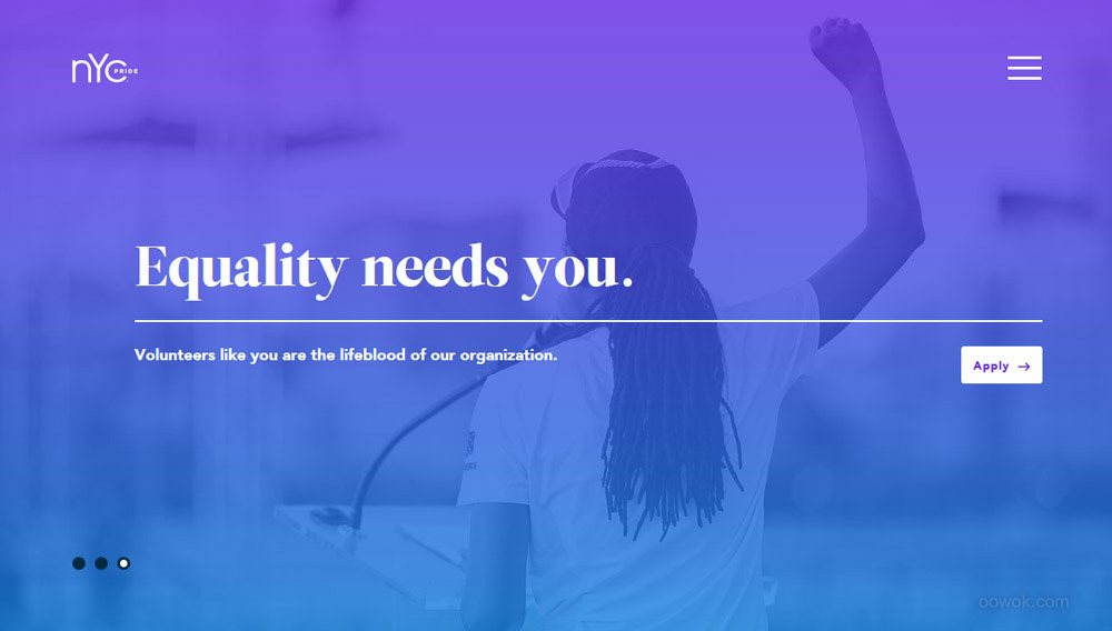 網頁漸變色的運用