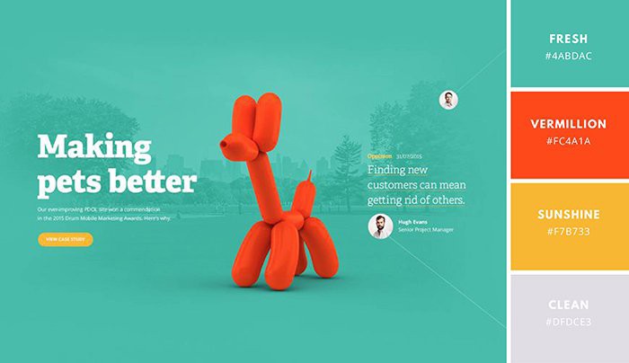 網站建設中的扁平化設計應用